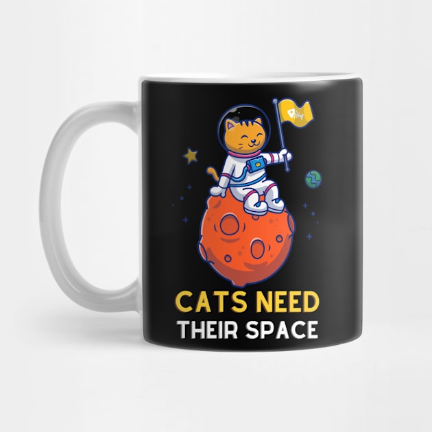 Cats Need Their Space by Purrestrialco